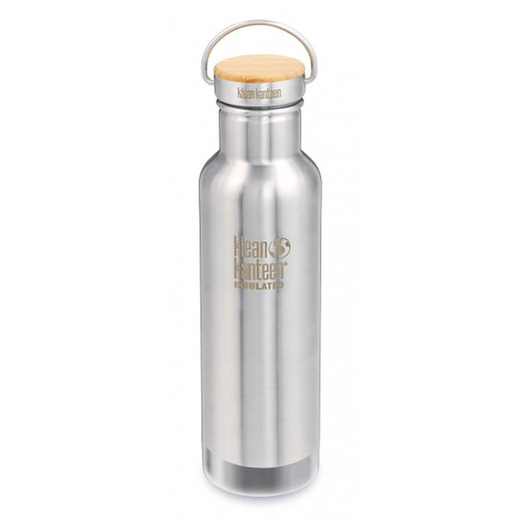 Klean Kanteen 592ml Brushed Stainless Steel Reflect Vacuum Insulated Water Bottle