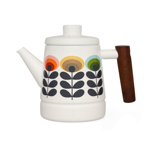 Orla Kiely Enamel Tea Pot