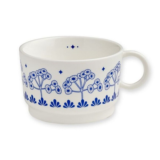 Mr and Mrs Clynk Blue Flowers Mug