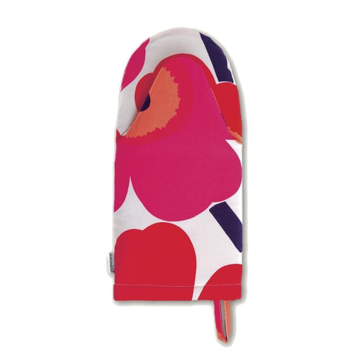 Marimekko Pink & Red Pieni Unikko Oven Mitt Glove