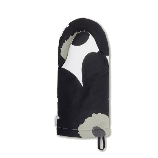 Marimekko Black Pieni Unikko Oven Mitt Glove