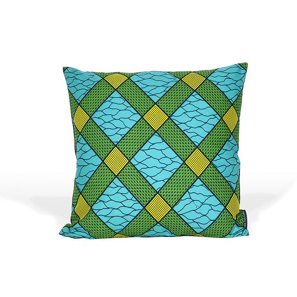 Porter + Cole Multi-couloured Velvet Pattern Cushion Cover