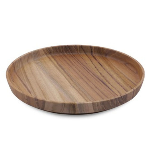 Chabatree Large Moon Round Wooden Dish