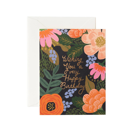 Rifle Paper Co. Bordeaux Birthday Folded Card 