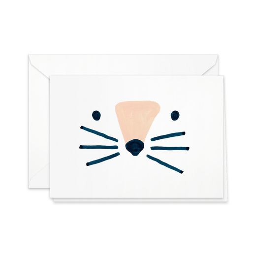 pretty paper Cat Greeting Card