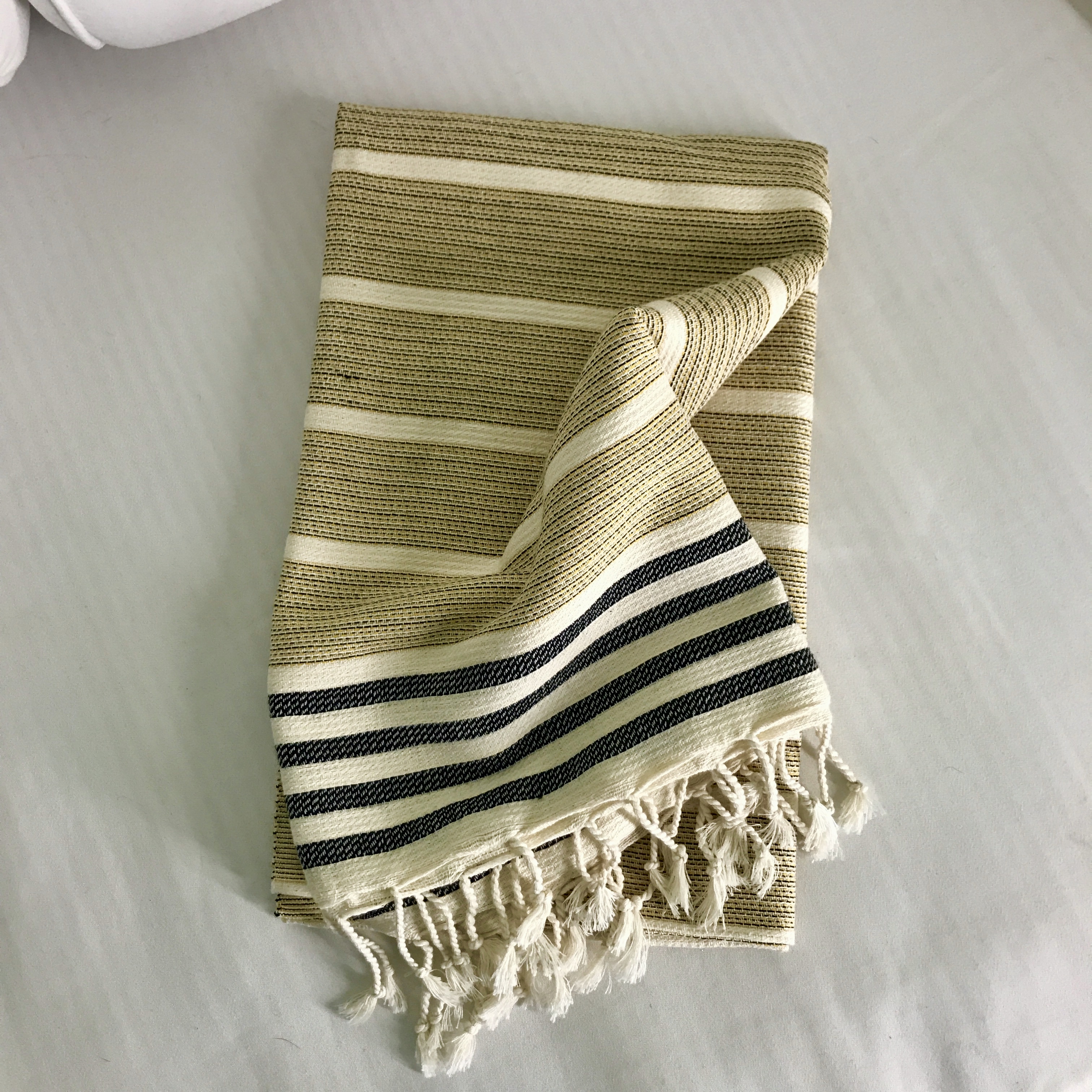 Porter + Cole Cotton Textured Weave Scarf