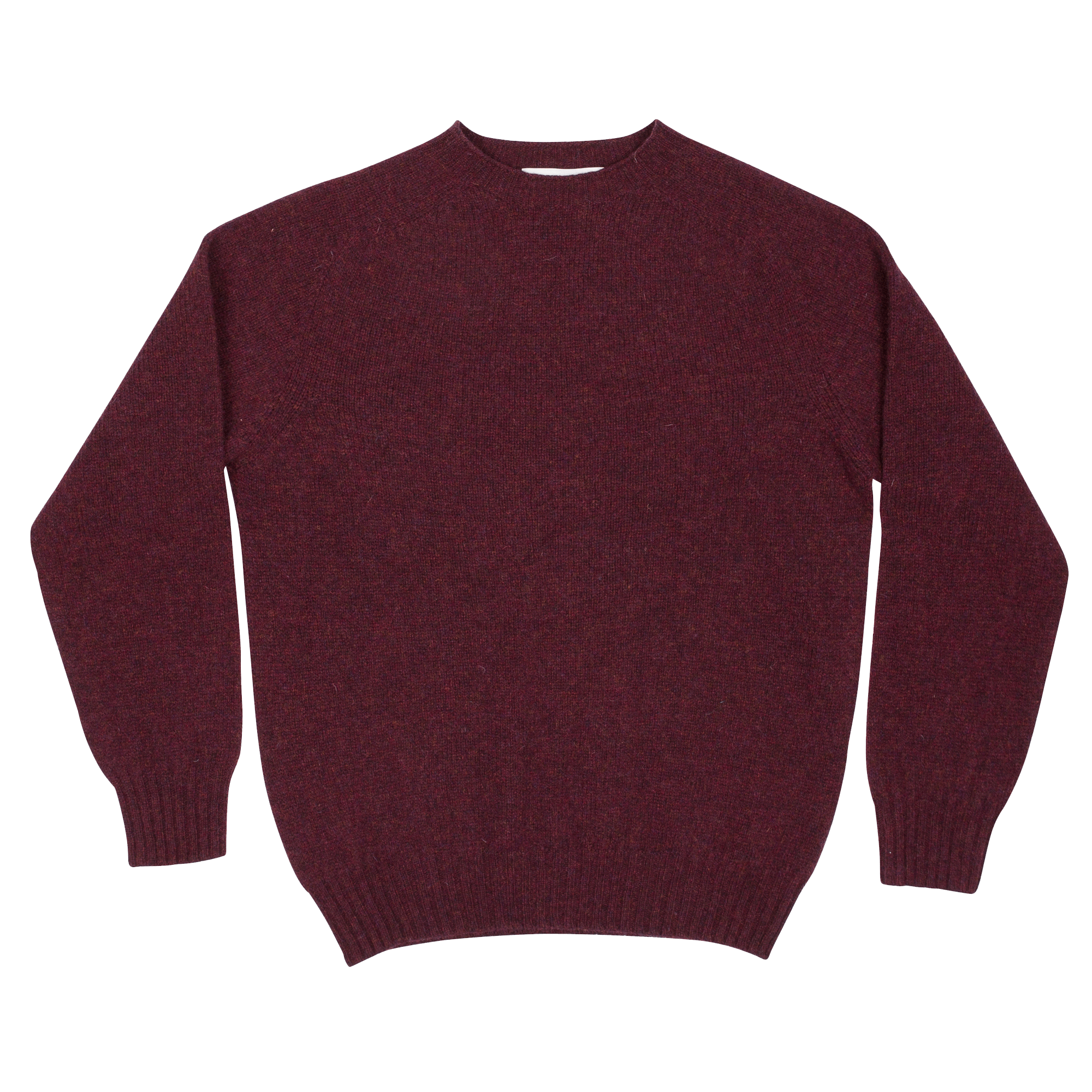 Jennifer Kent Burgundy Shetland Sweater