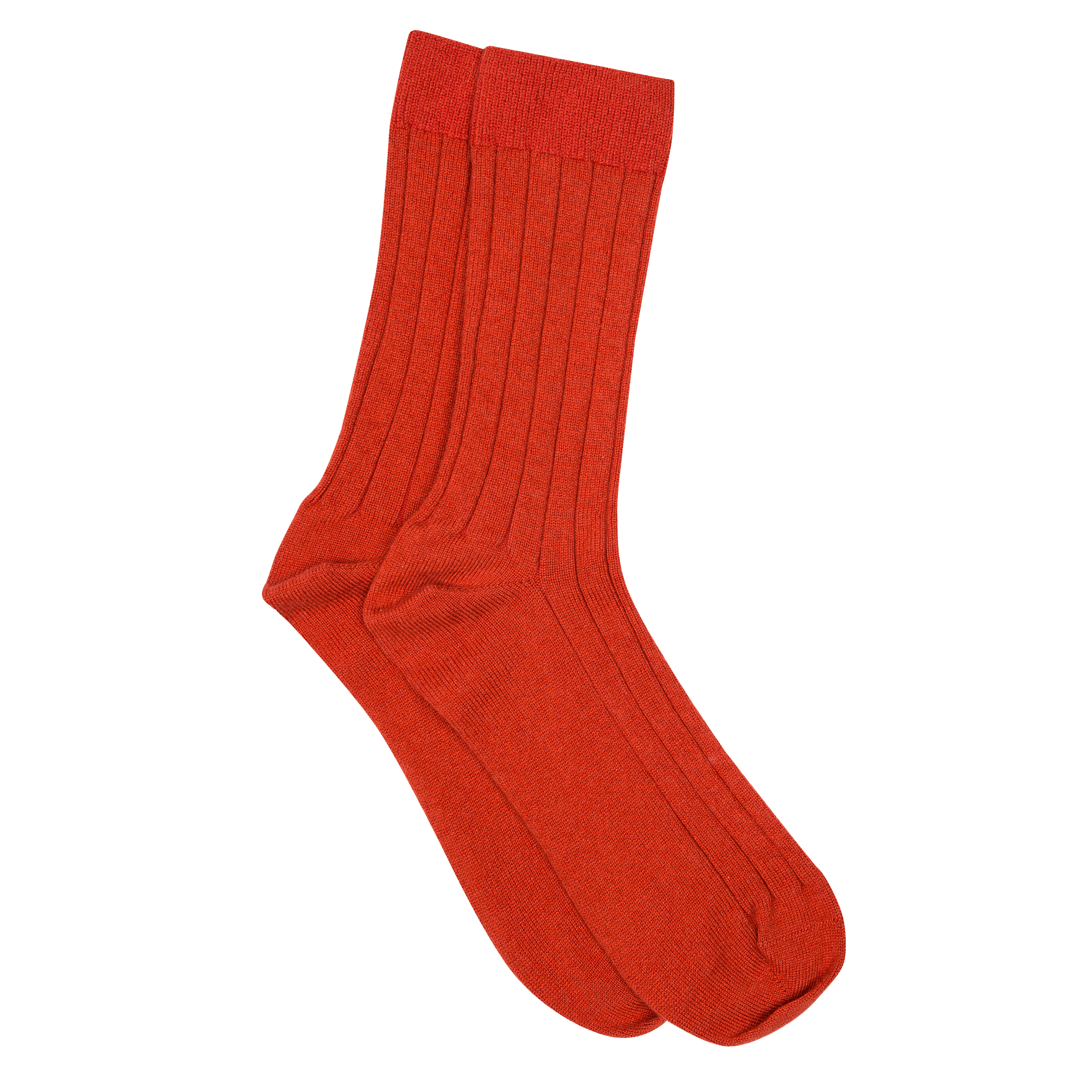 Jennifer Kent Orange Cashmere Socks