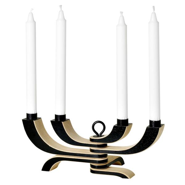 Design House Stockholm  Black Nordic Light Candle Holder 