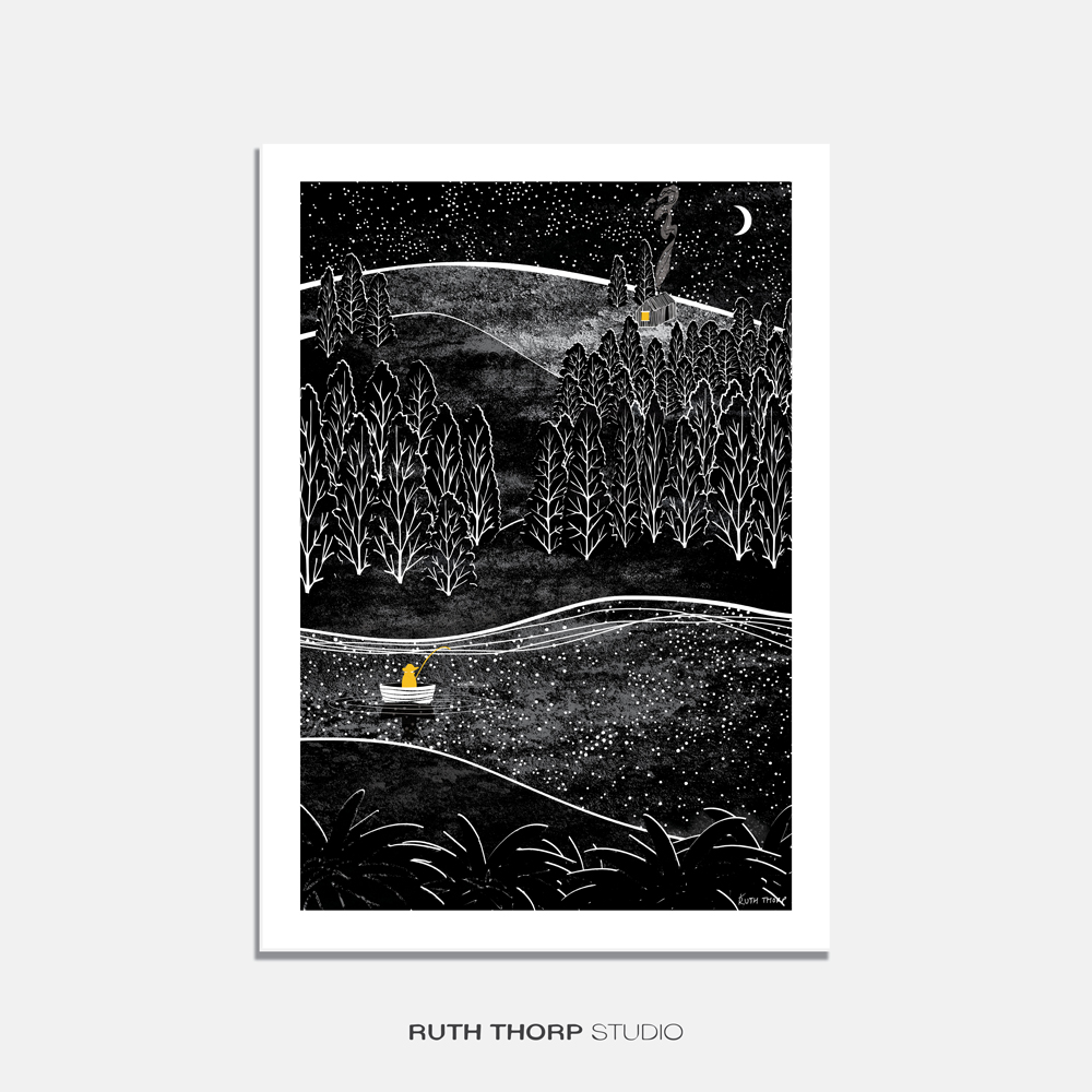 Ruth Thorp Studio A3 Catching Stars Print