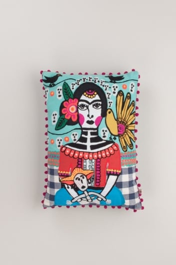 The Home Collection Day Of The Dead Cushion