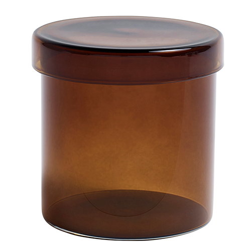 HAY Large Glass Container Brown 