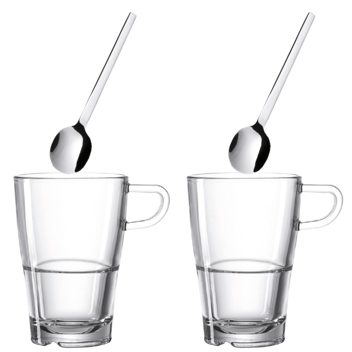 Leonardo  Senso Latte Mug & Spoon Set Of 2