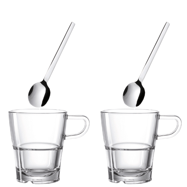 Leonardo  Senso Mug and Spoon Set Of 2