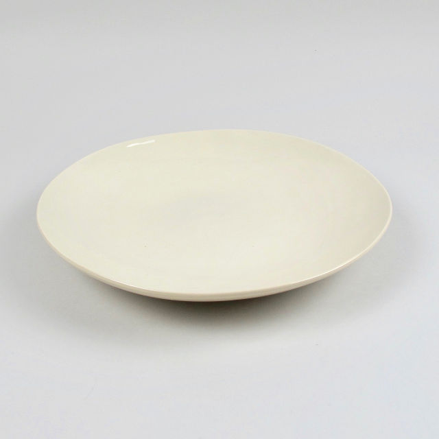 Brickett Davda Milk White Handmade Pasta Plate