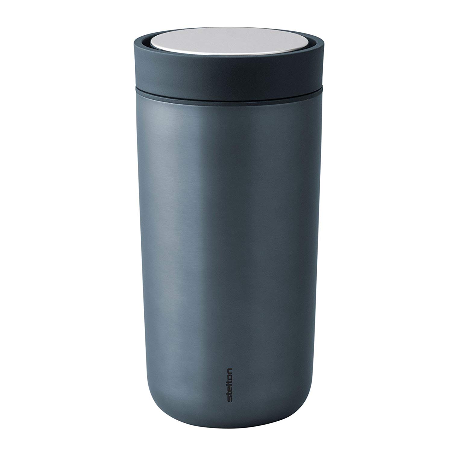 Stelton 0.34 Litre Dark Blue Metallic To Go Click Insulated Mug