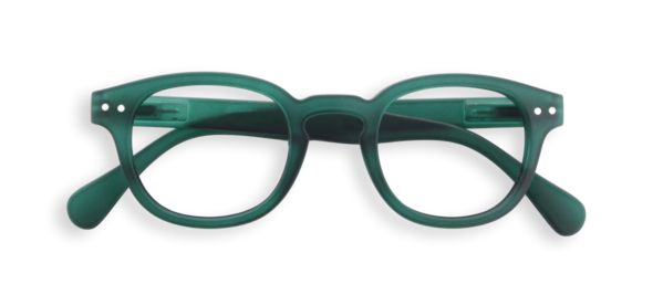 IZIPIZI Frame Shape C Reading Glasses in Green Crystal