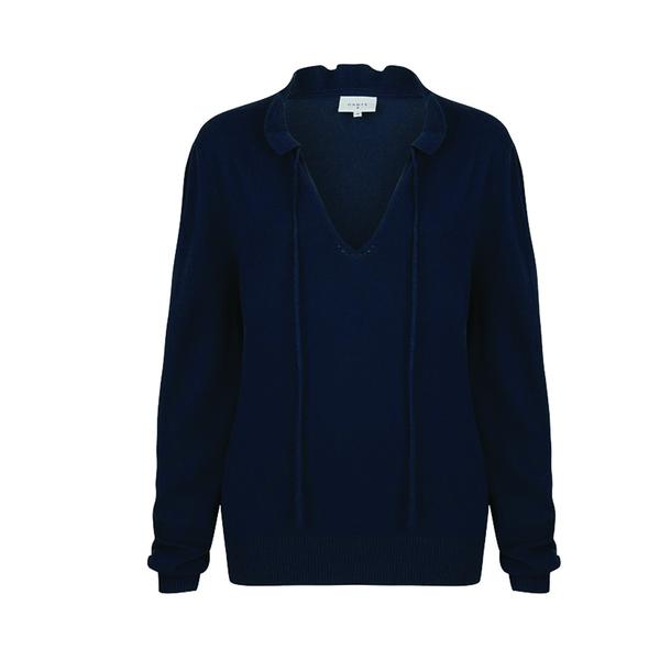 Dante6 Navy With Tie Sweater 