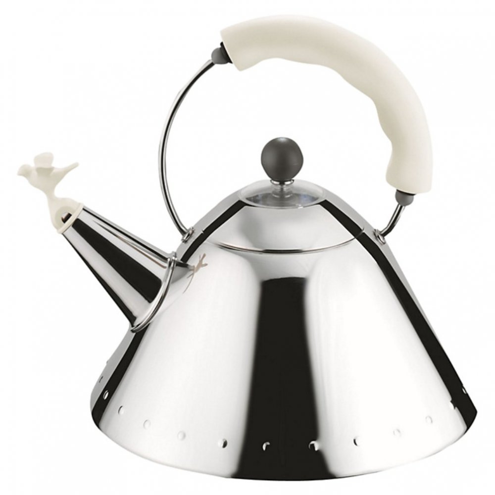 Alessi White Bird Whistle Hob Kettle 