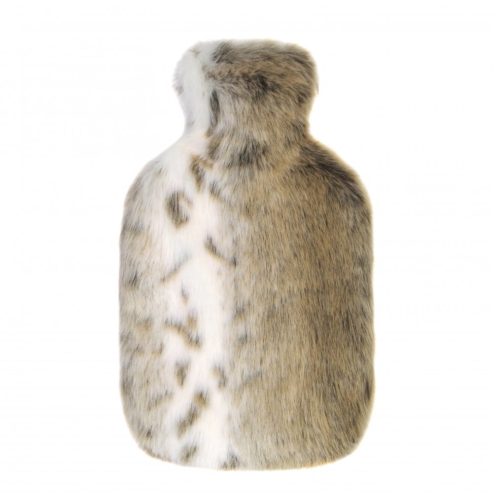 Helen Moore Lynx Luxury Faux Fur Hot Water Bottle