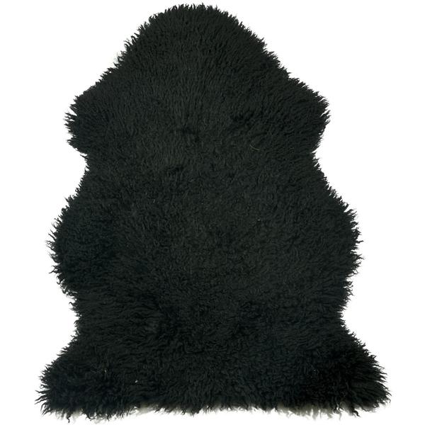 Hanlin Ltd Curly Sheepskin Rug Black