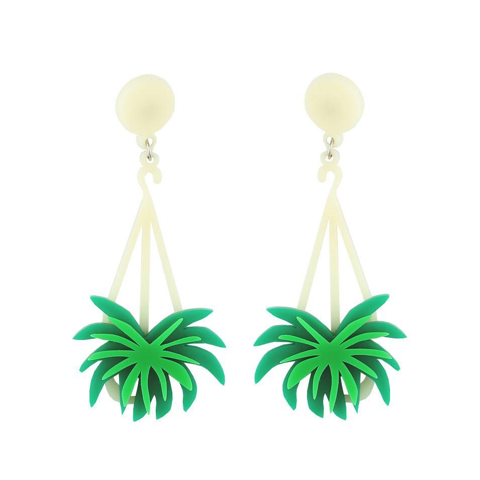 Lou Taylor Spider Plant Earrings