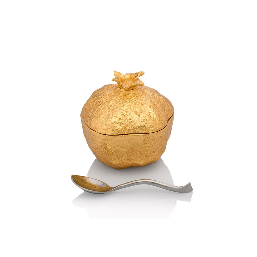 Michael Aram Pomegranate Mini-Pot And Spoon