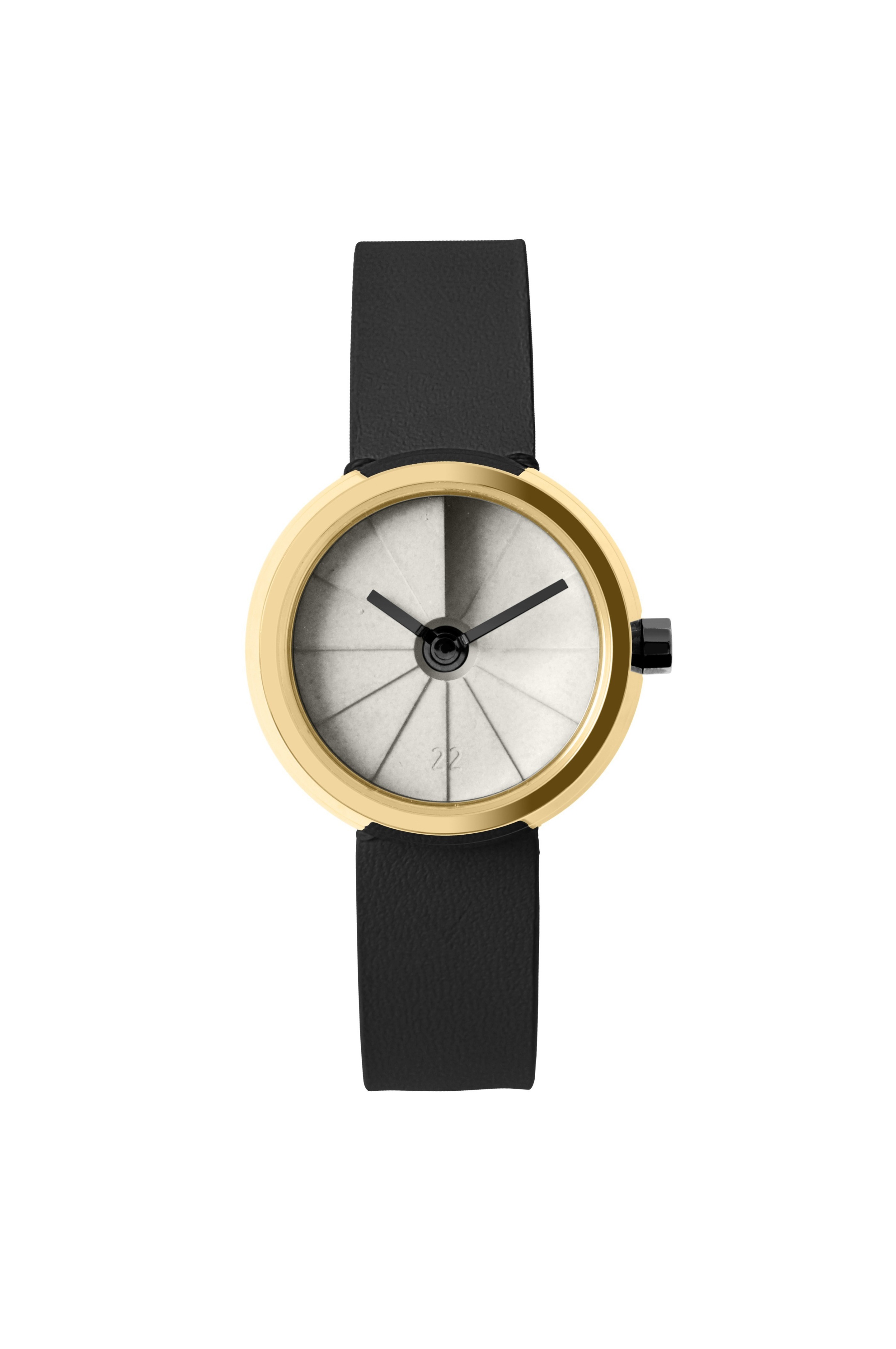 Design Studio 22 Taiwan 30mm Gold Concrete 4th Dimension Watch