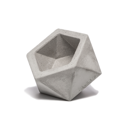 Frauklarer Small Geometric Concrete Planter 