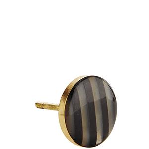 Madam Stoltz Striped Horn Door Knob