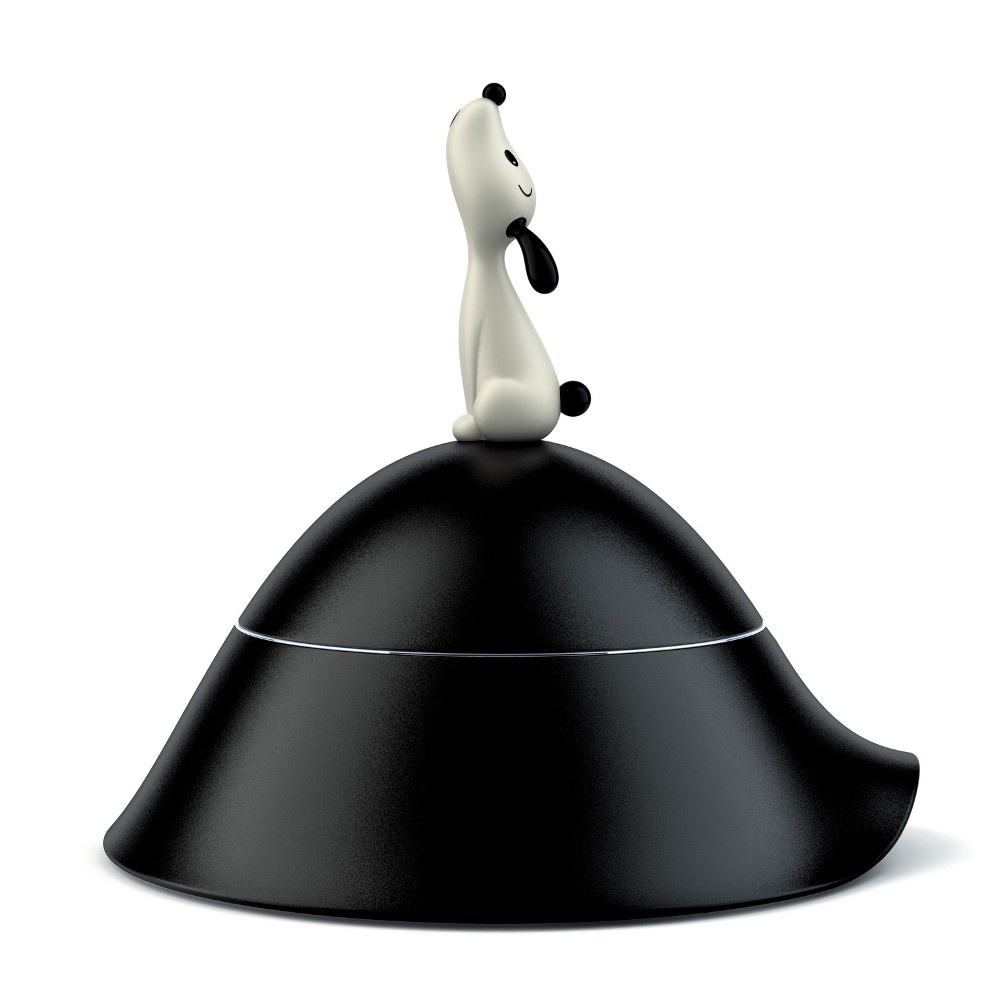 Alessi Black Lula Dog Bowl