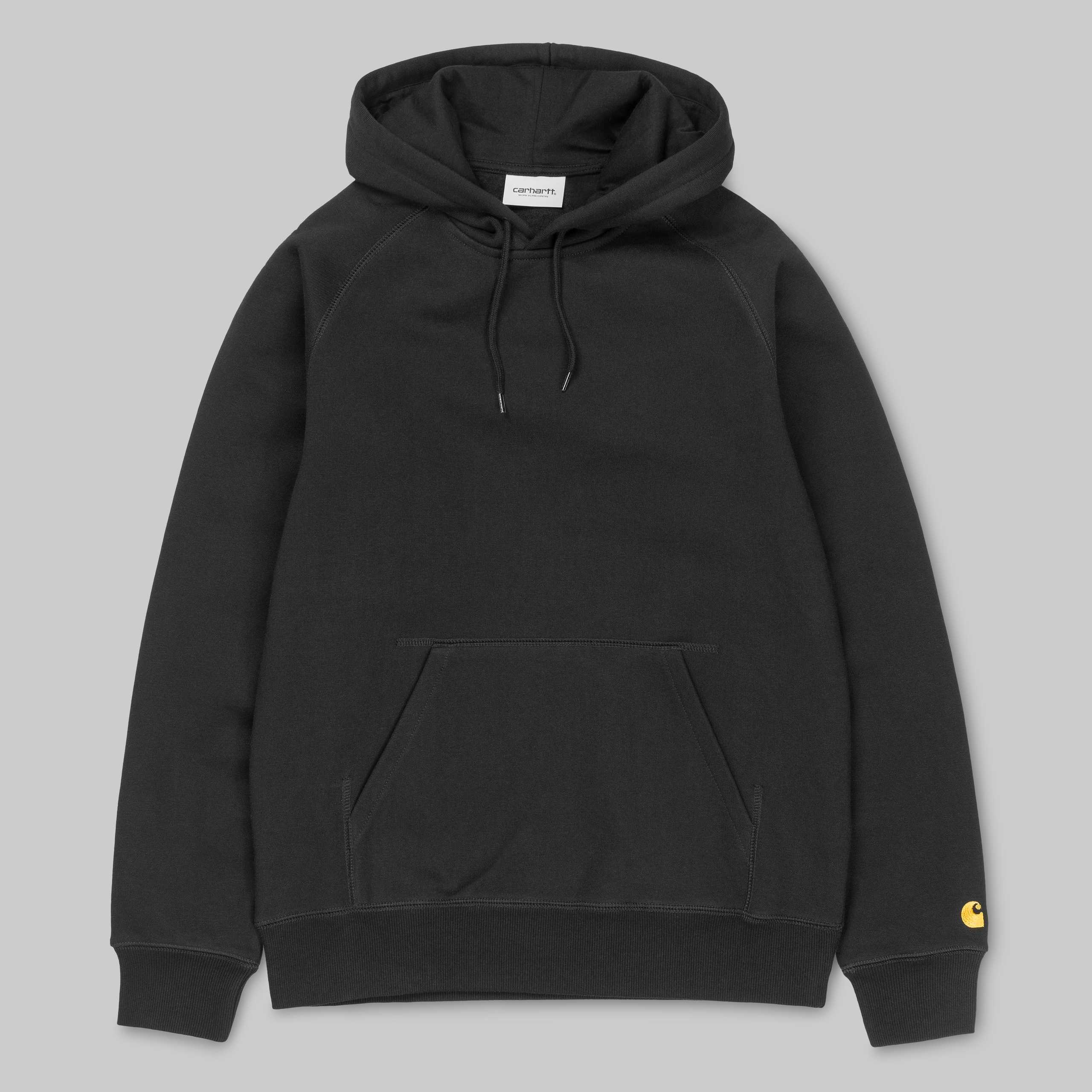 Carhartt Black  Hooded Chase Sweatshirt