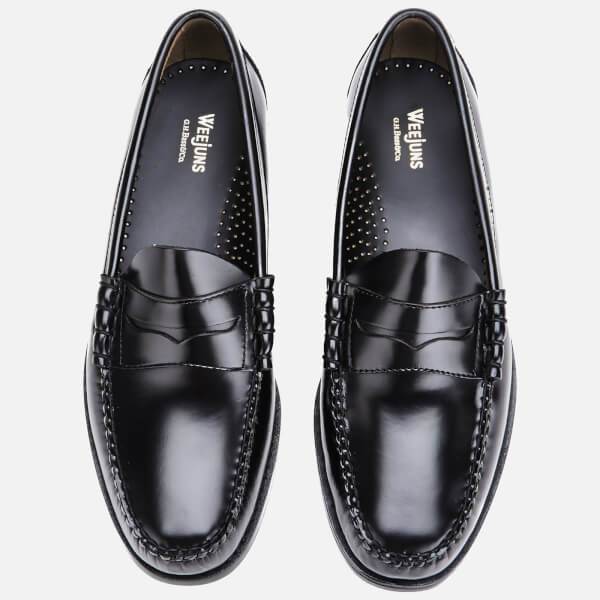Trouva: Black Weejuns Handmade Larson Pull Up Penny Loafers