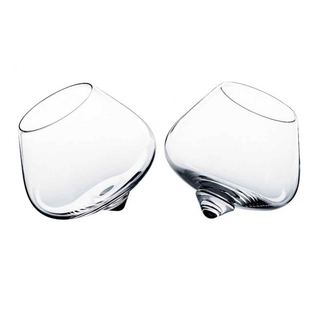 Normann Copenhagen Set Of 2 Liqueur Rocking Glasses