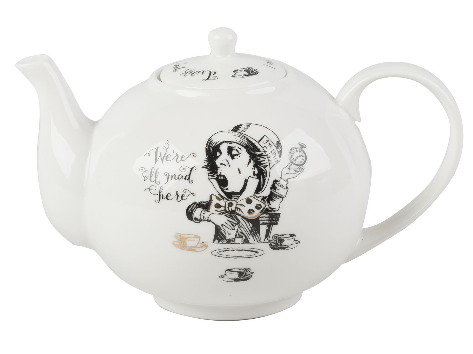 Creative tops Large Alice In Wonderland Teapot