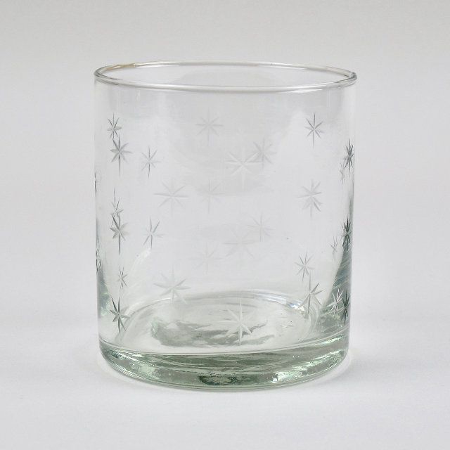 Grand Illusions Box Of 6 Star Etched Glass Tumblers 