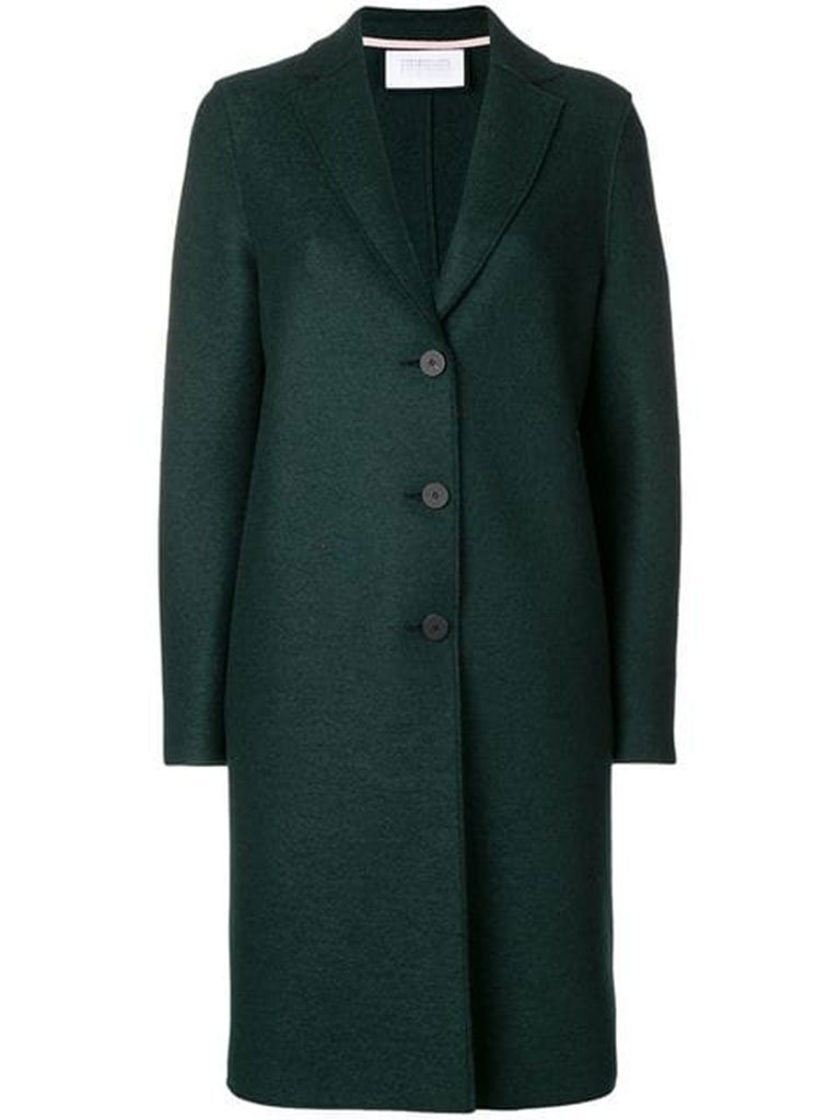 Trouva: Evergreen Pressed Wool Overcoat