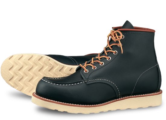 Navy Portage leather 6 Inch Classic Moc 