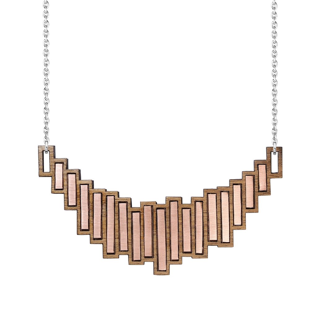 A New Form The Stella Copper Necklace
