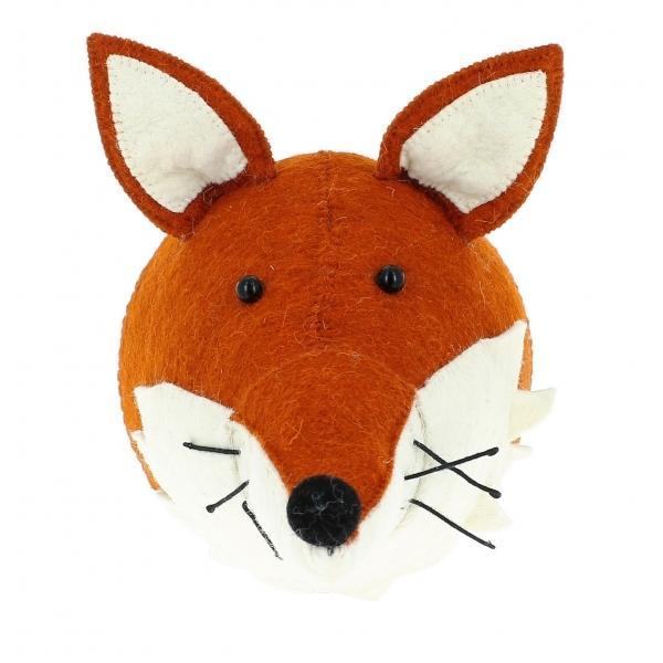 Fiona Walker England Mini Felt Fox Head