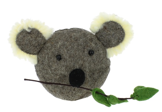 Fiona Walker England Mini Felt Koala Head