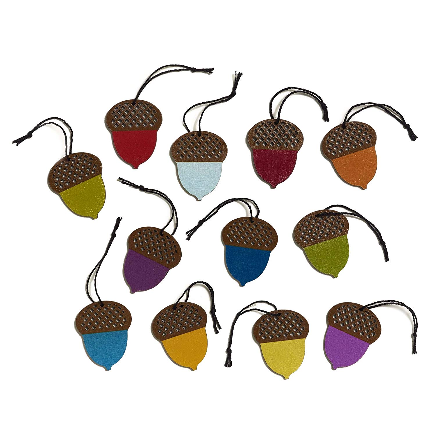 Design Ideas Set Of 24 Sherwood Acorn Ornaments