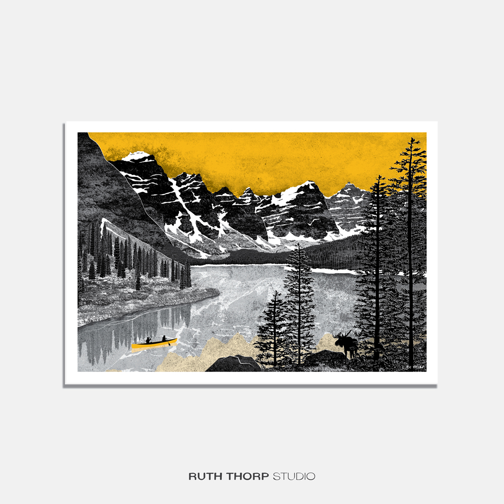 Ruth Thorp Studio A3 Northern Exposure Print