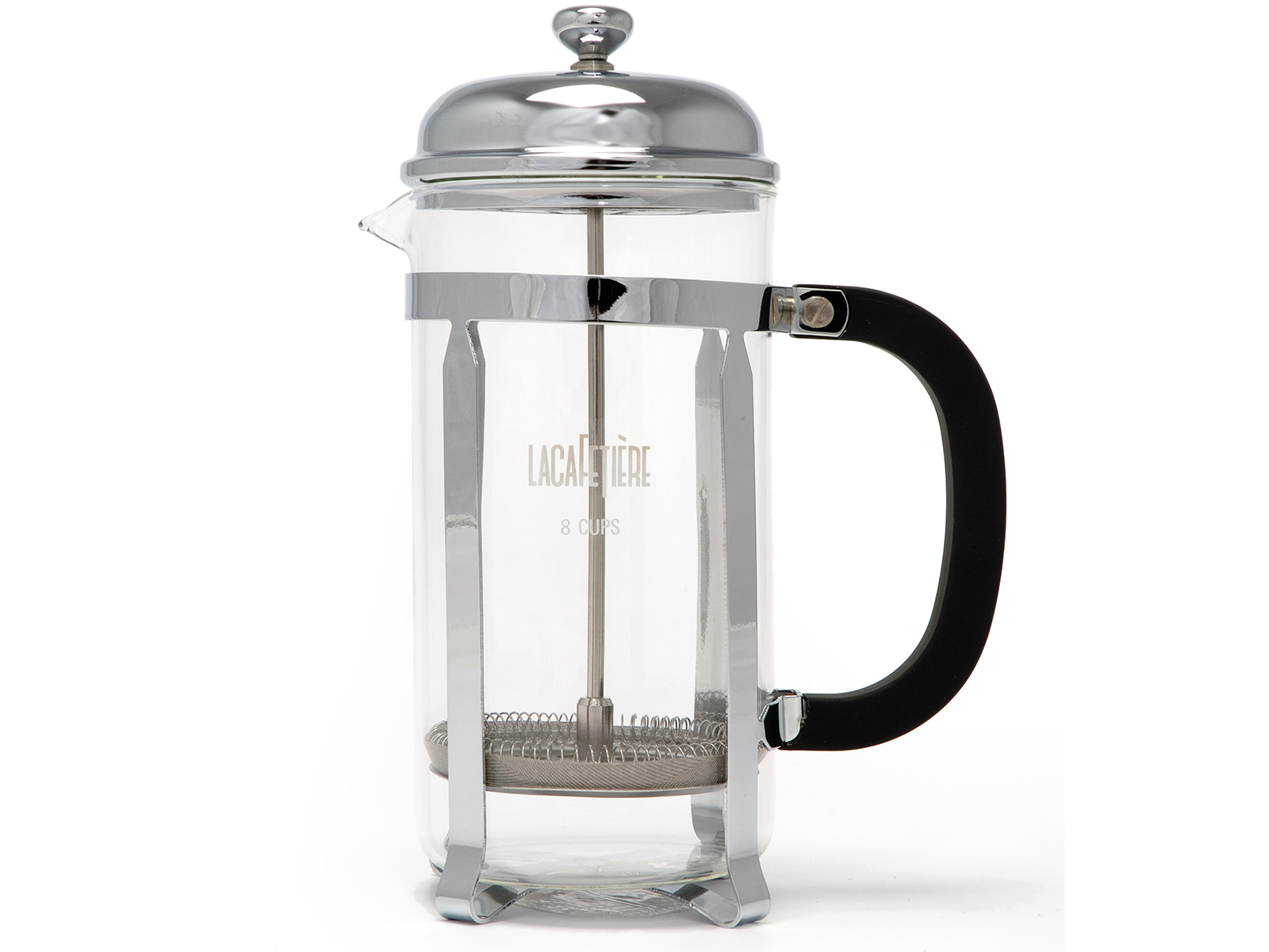 La Cafetiére 8 Cup Classic Chrome Cafetiere