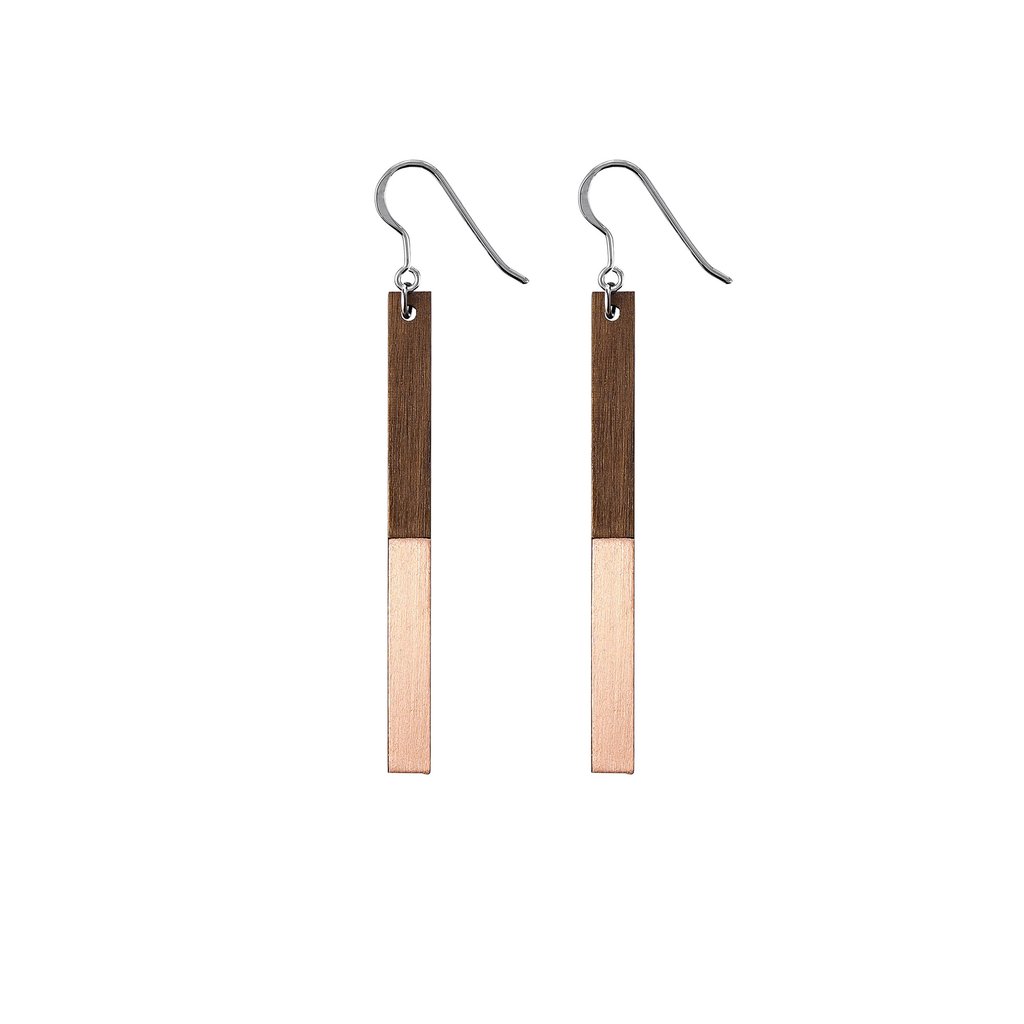 A New Form The Copper Zelda Drop Earrings