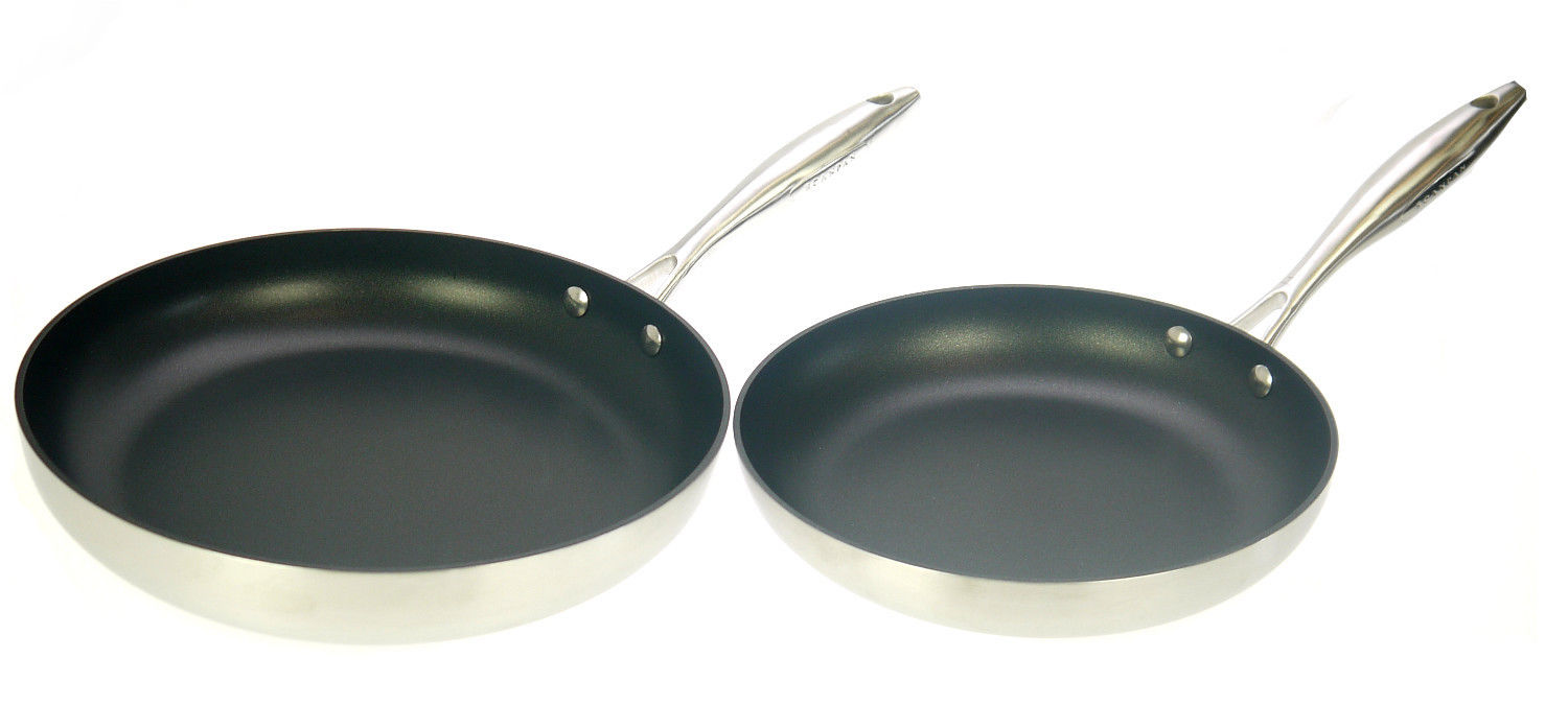 Scanpan CTX 20cm And 26cm Frying Pans New Boxed Induction Compatible