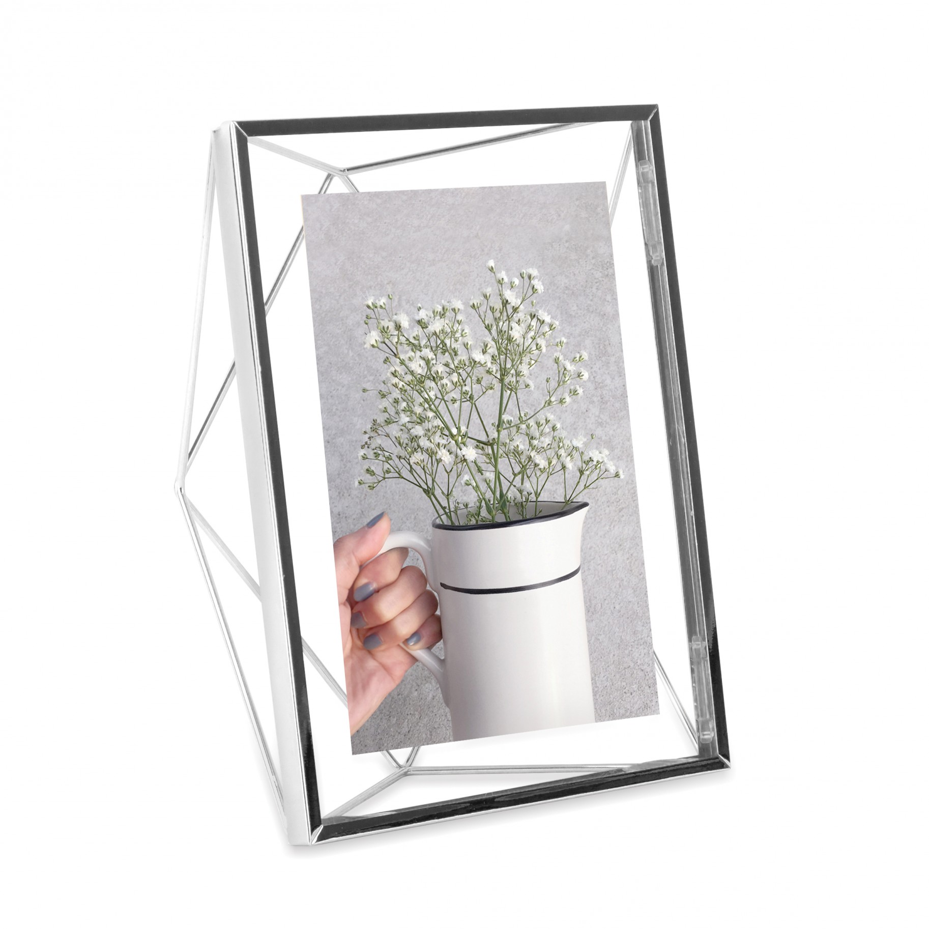 Umbra 5" x 7" Chrome Prisma Photo Frame