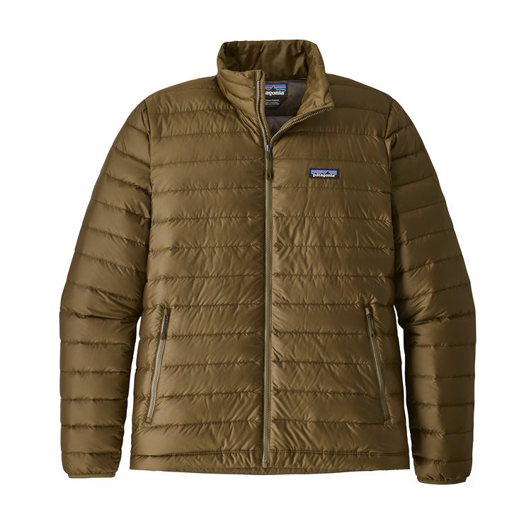 Patagonia Cargo Green Down Sweater Jacket 