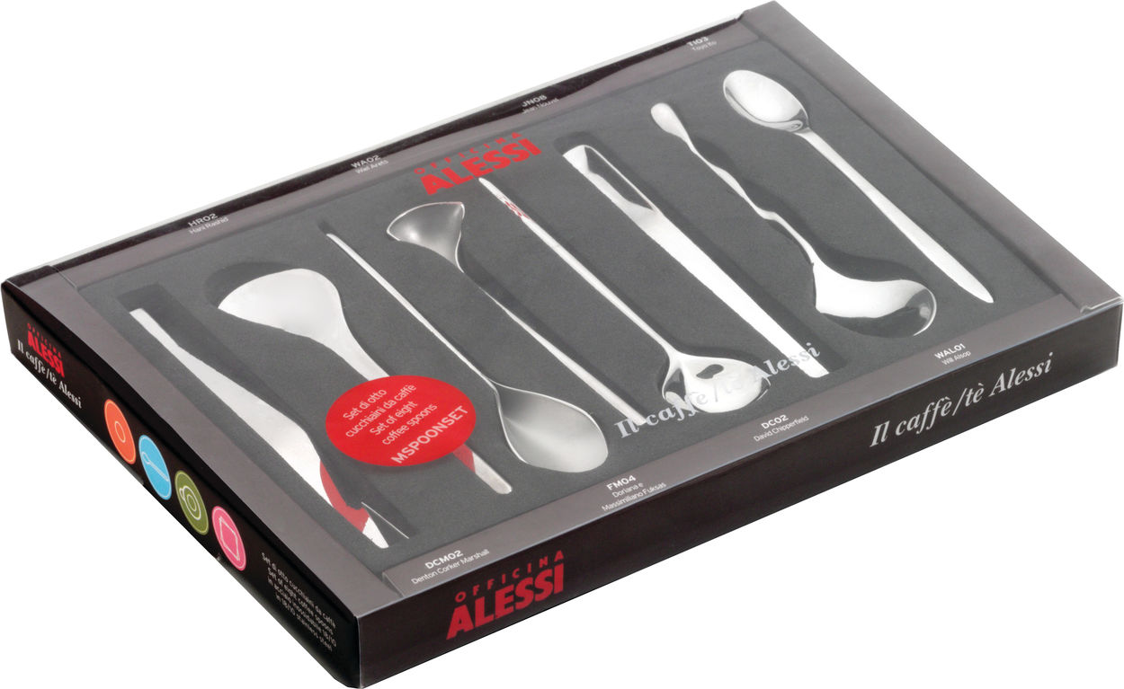 Alessi Coffee Spoons Il caffè/tè Alessi (set of 8)