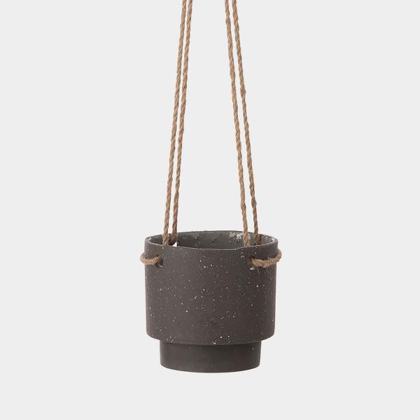 Ferm Living Stoneware and Rope Plant Hanger 